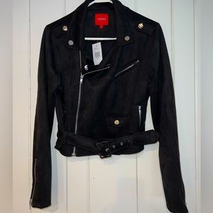 Guess Portia Suede Moto Jacket